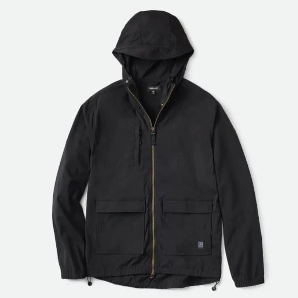 BRAND NEW men brixton utility x parka black jacket size M